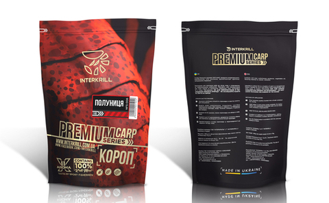 Принада Interkrill Преміум Короп-Полуниця 1кг