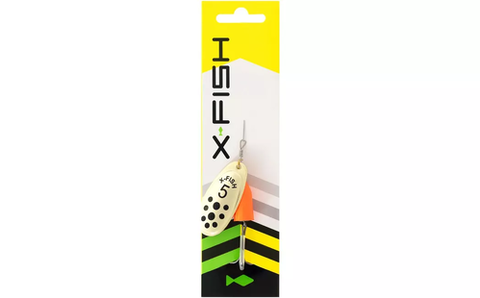 Блешня X-Fish Wolf №4 10g Gold fire red