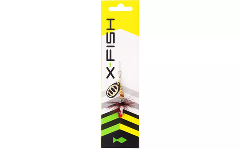 Блешня X-Fish Termite №3 7g Nikel gold