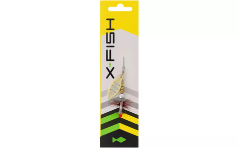 Блешня X-Fish Orbit №4 11.5g Gold SRD