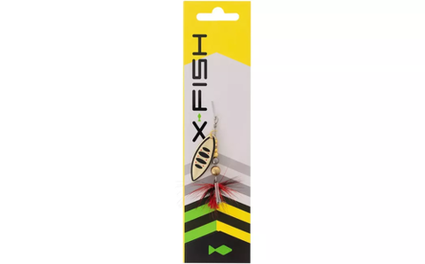  Блешня X-Fish Orbit №3 10g Nikel gold