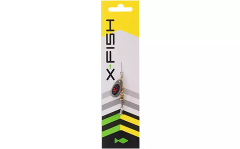  Блешня X-Fish Dark Side №5 14g Nikel black orange