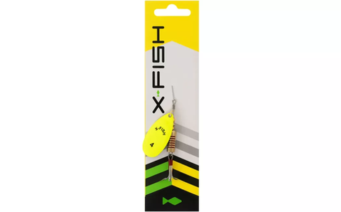 Блешня X-Fish Stark №5 14g Nikel UV lime