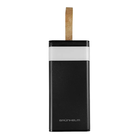 Power Bank - Портативна батарея 50.000 mAh. чорний - GP-50BQC. швидка зарядка 22.5W GRUNHELM
