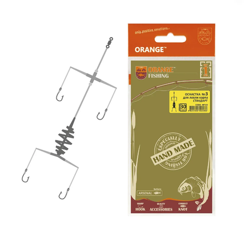 Оснащення коропове ORANGE #3 Spring, 30 гр. (MF330)