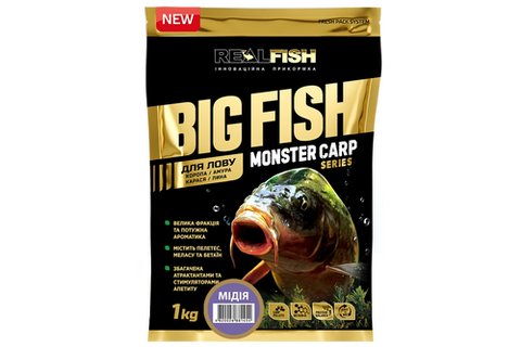 Прикормка Real Fish Big Fish Monster Carp 