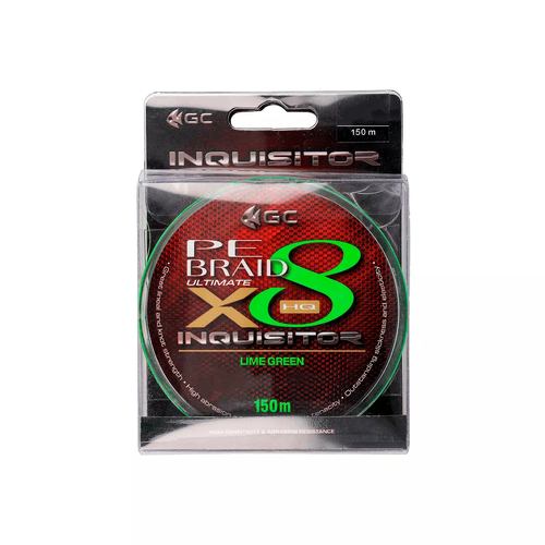 Шнур GC Inquisitor PE X8 150м Lime Green 35.50 ld/16.1kg