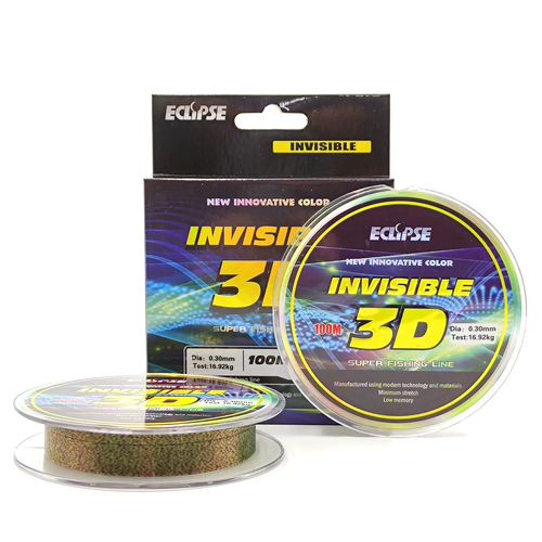 Волосінь ECLIPSE Invisible 3D 100 m 0.20 mm