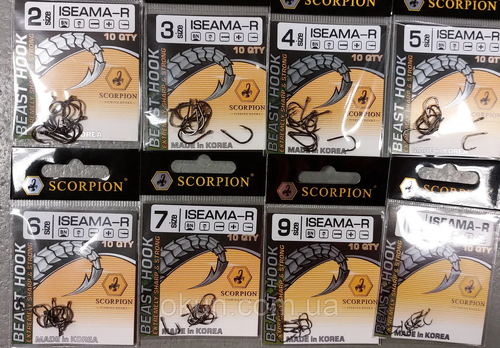 Гачки Scorpion ISEAMA-R Size 3-10