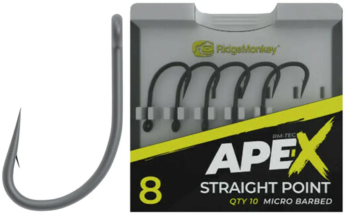 Гачок короповий RidgeMonkey Ape-X Straight Point №8