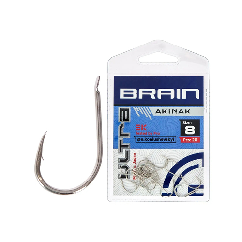 Гачок Brain fishing Ultra Akinak 8 (20шт)