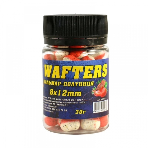 Бойл Wafters 8*12мм (кальмар-полуниця) 30г