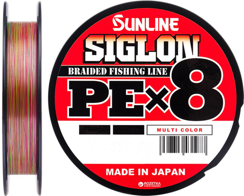 Шнур Sunline Siglon PE x8 150m мультиколор #0,6 10lb