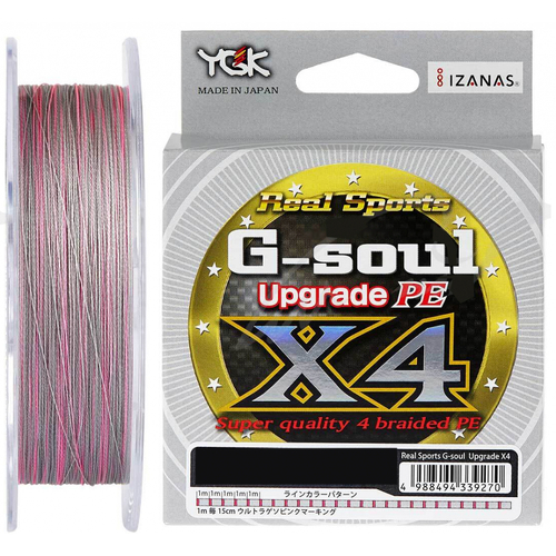 Шнур YGK G-Soul X4 Upgrade 150m 1.5/25lb Grey