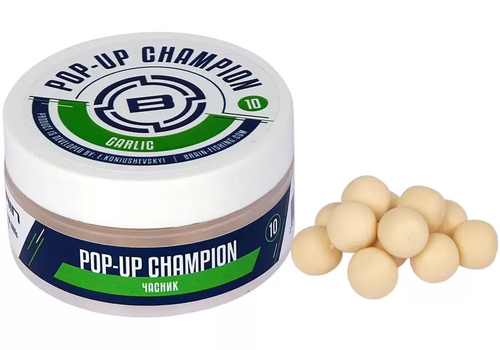 Бойли Brain Champion Pop-Up Garlic (часник) 12 мм