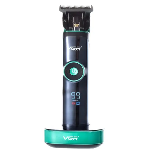Машинка для стрижки з підставкою VGR Professional V-671 Black (V-671) 