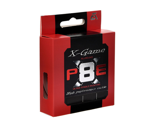 Шнур Azura X-Game PE X8 Fiery Red 150м #1.5 0.205мм