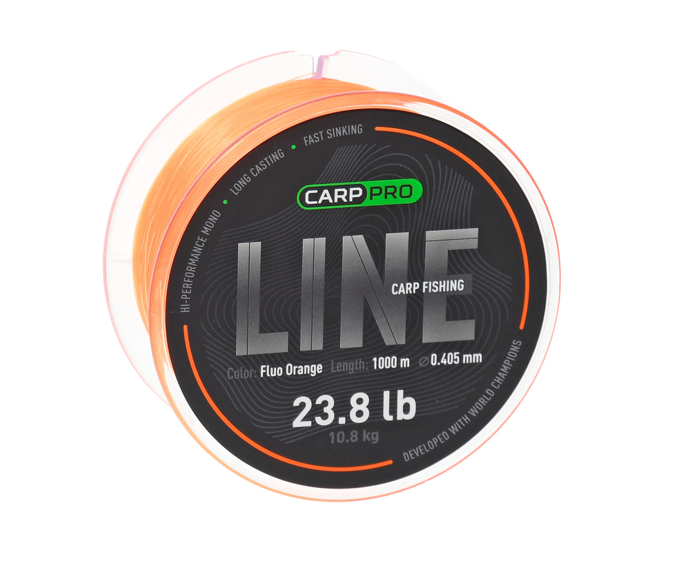 Волосінь Carp Pro Carp Fishing Fluo Orange 1000m 0.309 mm