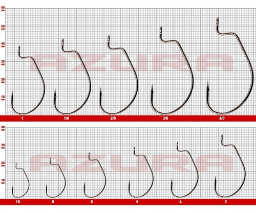 Гачки Azura Finesse Offset Hook №1