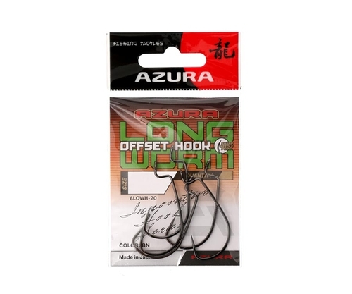 Гачки Azura Long Offset Worm Hook №1