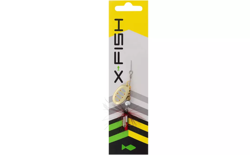 Блешня X-Fish Sirius №2 4.5g Gold SRD