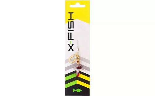 Блешня X-Fish Termite №4 9.5g Gold SRD