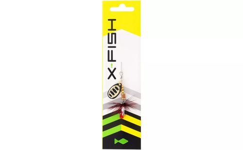 Блешня X-Fish Termite №3 7g Nikel gold