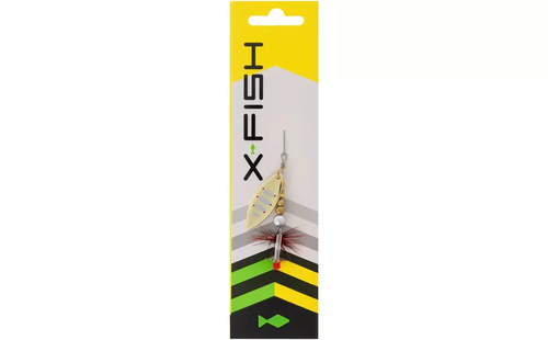 Блешня X-Fish Orbit №1 4g Gold SRD