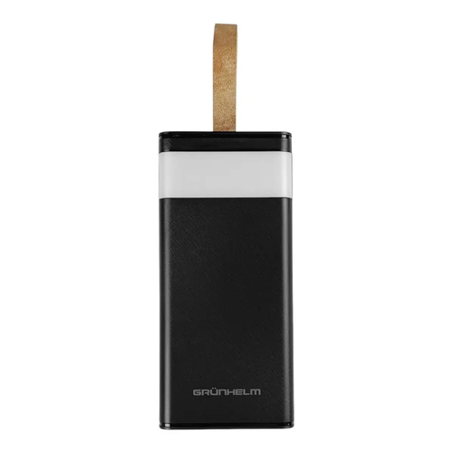 Power Bank - Портативна батарея 50.000 mAh. чорний - GP-50BQC. швидка зарядка 22.5W GRUNHELM