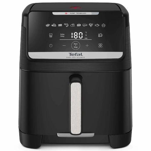 Мультипіч Tefal Easy Fry Silence XXL, 1800Вт, чаша-7л, сенсорне керув., 10 програм, пластик, чорний