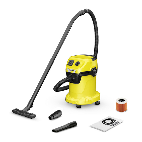 Пилосос професійний Karcher WD 3 P V-17/4/20 1000Вт розетка 220В контейнер 17л 4.86кг
