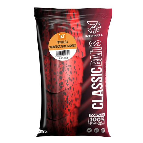 Принада INTERKRILL Універсальна-Бісквіт 1кг