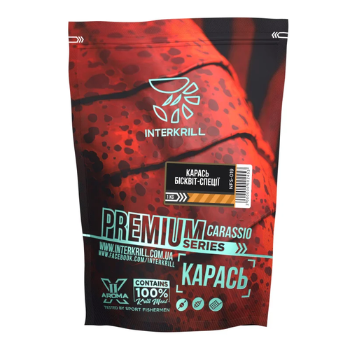Принада INTERKRILL Карась-Бісквіт-Спеції 1кг