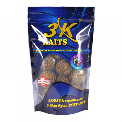 PVA стік пелетс 4мм (слива), 10шт. в уп.