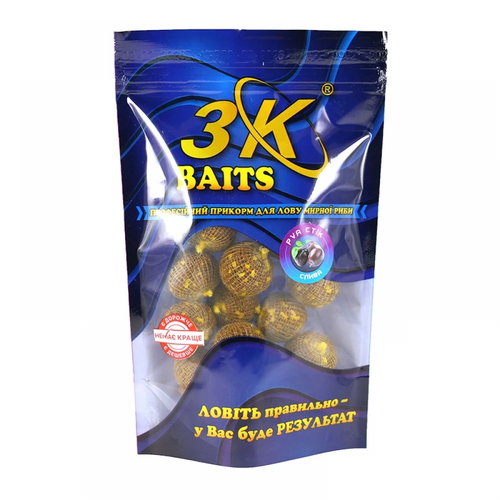 PVA стік пелетс 2мм (слива), 15шт. в уп.