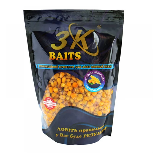 Прикорм 3K Baits Солодка кукурудза (натуральна), 800г