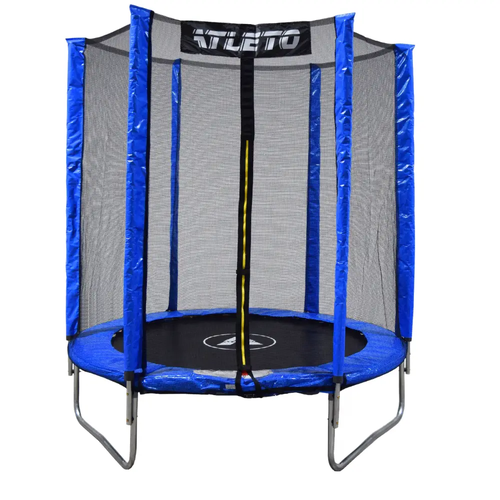 Батут дитячий з сіткою 183 см Atleto синій (42400449)