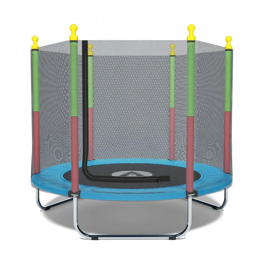 Батут манеж дитячий з сіткою Atleto 140 см синій KRB10 (21000163)