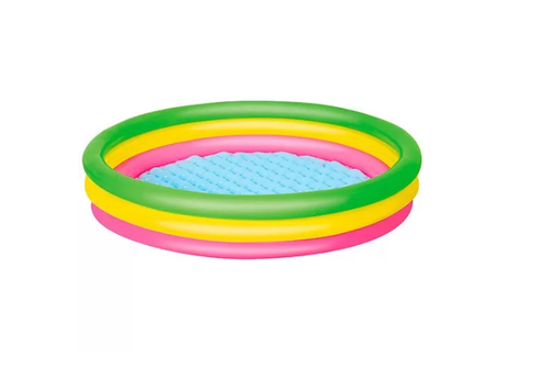 Дитячий надувний басейн BW 51104 з надувним дном