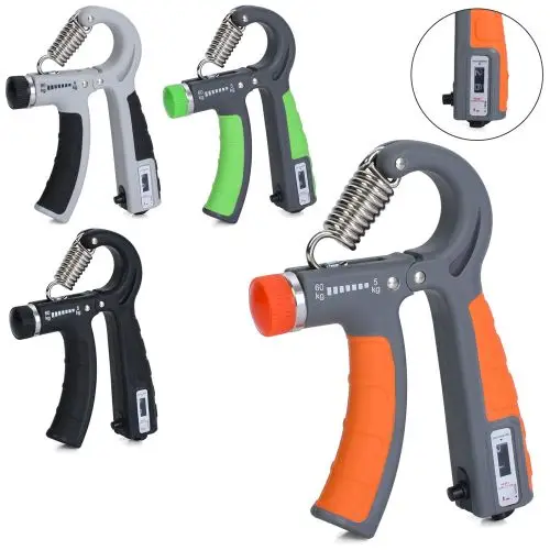 Еспандер кистьовий Ножиці пружинний з лічильником 5-60кг