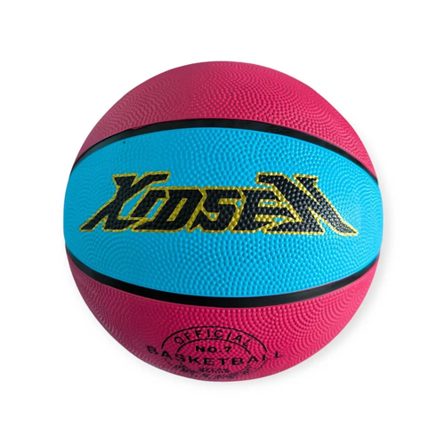 М'яч баскетбольний XIDSEN розмір 7 блакитно-рожевий SVN-8090