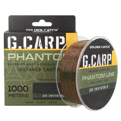 Волосінь GC G.Carp Phantom Line 1000м 3D Invisible 0.28mm