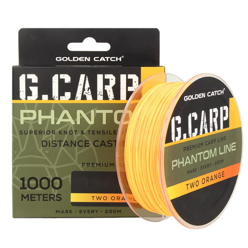 Волосінь GC G.Carp Phantom Line 1000м Two Orange 0.28мм