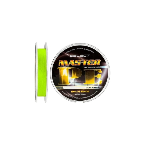 Шнур Select Master PE 150m салатовий 0.12мм 15кг