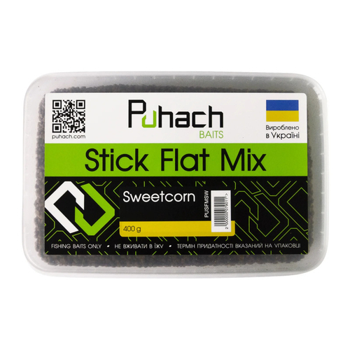 Прикормка Puhach Baits Stick Flat Mix – Sweetcorn (Кукурудза)