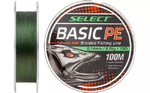 Шнур Select Basic PE 150m dark green 0.08mm 8lb/4kg