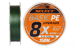 Шнур Select Basic PE 8x 150m #1.0/0.14mm 18lb/8.2kg