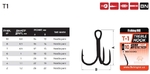 Трійник Fishing ROI Treble Hook T-1 BC №10 (5шт/уп)