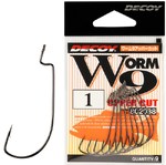 Гачок Decoy Worm9 Upper Cut #1 (9 шт)