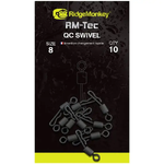  Ridge Monkey RM-Tec Quick Swivel Рядний вертлюг розмір 8 (10шт)